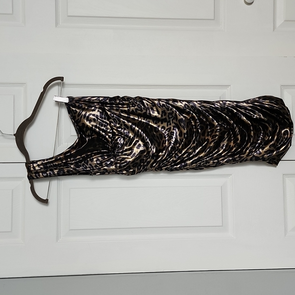 Body Central Black/Gold Dress